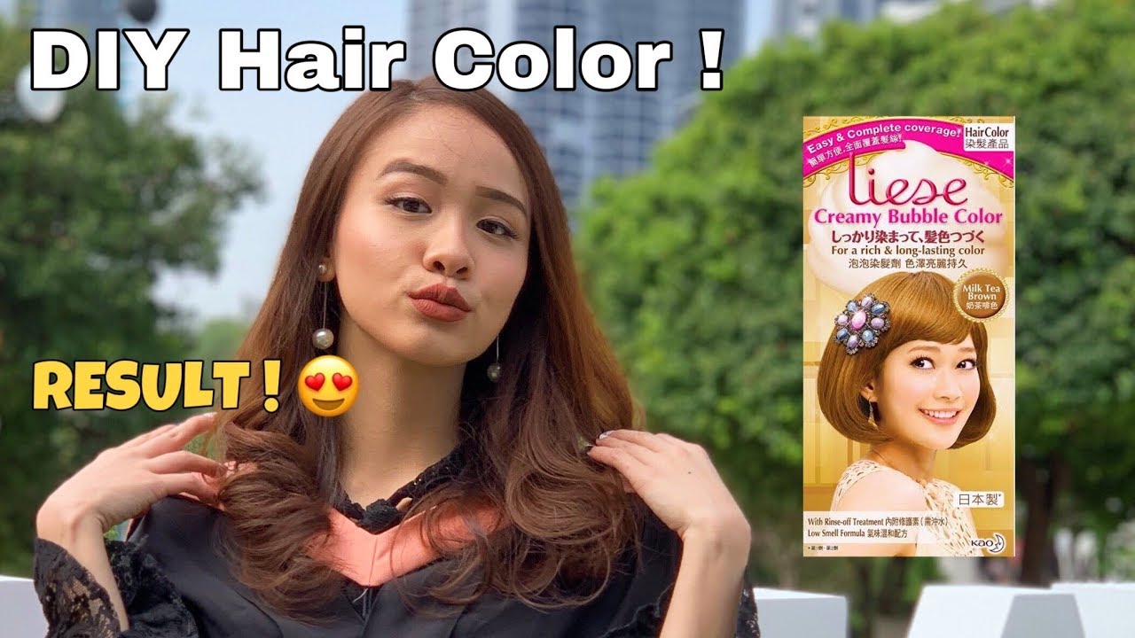  CAT  RAMBUT  SENDIRI DIRUMAH Liese  Bubble  Hair Color 