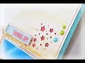 Using Watercolour and Punched Backgrounds in Scrapbooking