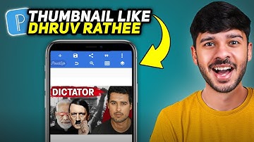 How to Make Thumbnail like @dhruvrathee in Pixellab