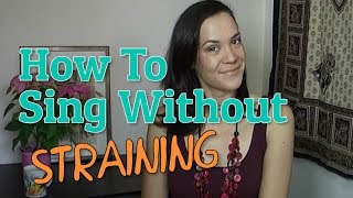 How To Sing Without Straining  2 Exercises To Remove Vocal Tension