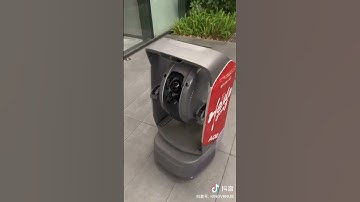 Robôs de segurança 🤖com câmera de reconhecimento facial rodando na China. Eles podem detectar pessoa