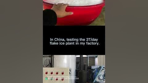 3T flake ice machine to the USA