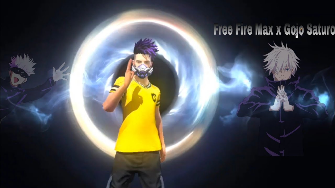 Gojo Saturo x Free Fire Max 💀 Edit Gojo Gaming ✨