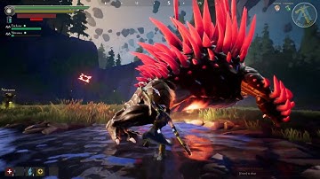 Dauntless: Closed Beta - Big Piggie-Porcupine, Deadeye Quillshot, Gameplay.