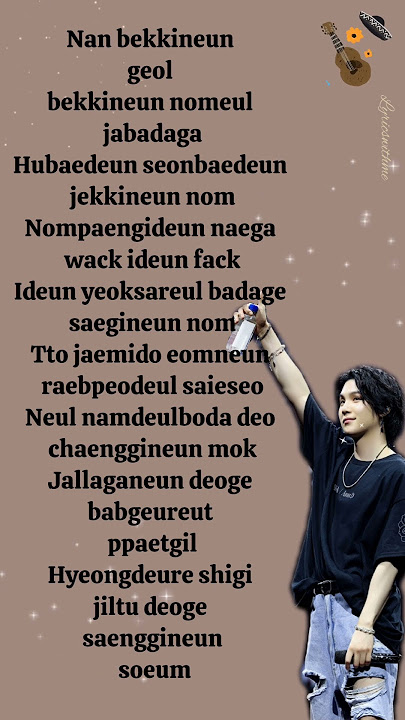 'Agust D' Suga rap part lyrics 🔥              #suga #bts #agustd