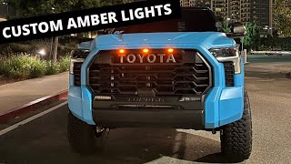 2022 Tundra TRD Pro Grill Install!! with PERFECT fit ambers