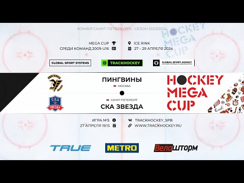 видео: Пингвины - СКА Звезда / Турнир "MEGA CUP" среди команд 2009 г.р.