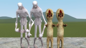 SCP-173:CB VS OLD SCP-096:SL!! Garrys Mod Sandbox