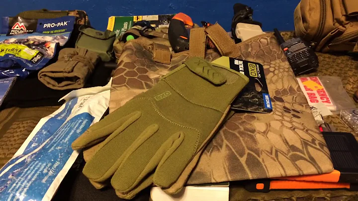 New iron clad exo gloves for my bug out bag