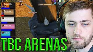Sodapoppin показывает бои 5 на 5 на арене в TBC! Лучшие моменты PvP в WoW Classic.