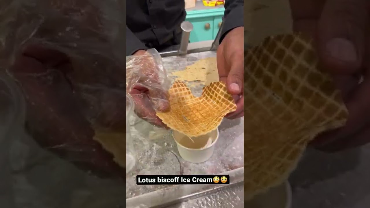 Lotus Biscoff Ice Cream Indian food Bombofoods