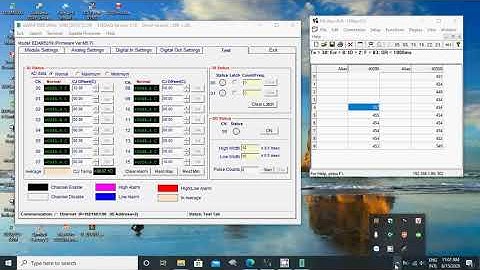Modbus TCP With EDAM5019