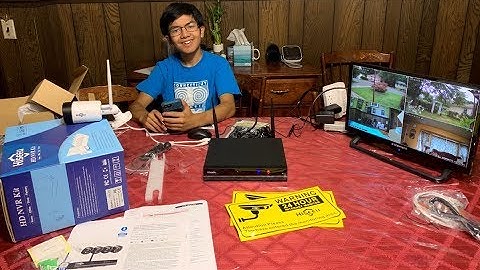 Hiseeu IP Camera 1080P HD Wireless 8CH WiFi NVR Video Security System | Part 2 Set Up & Installation