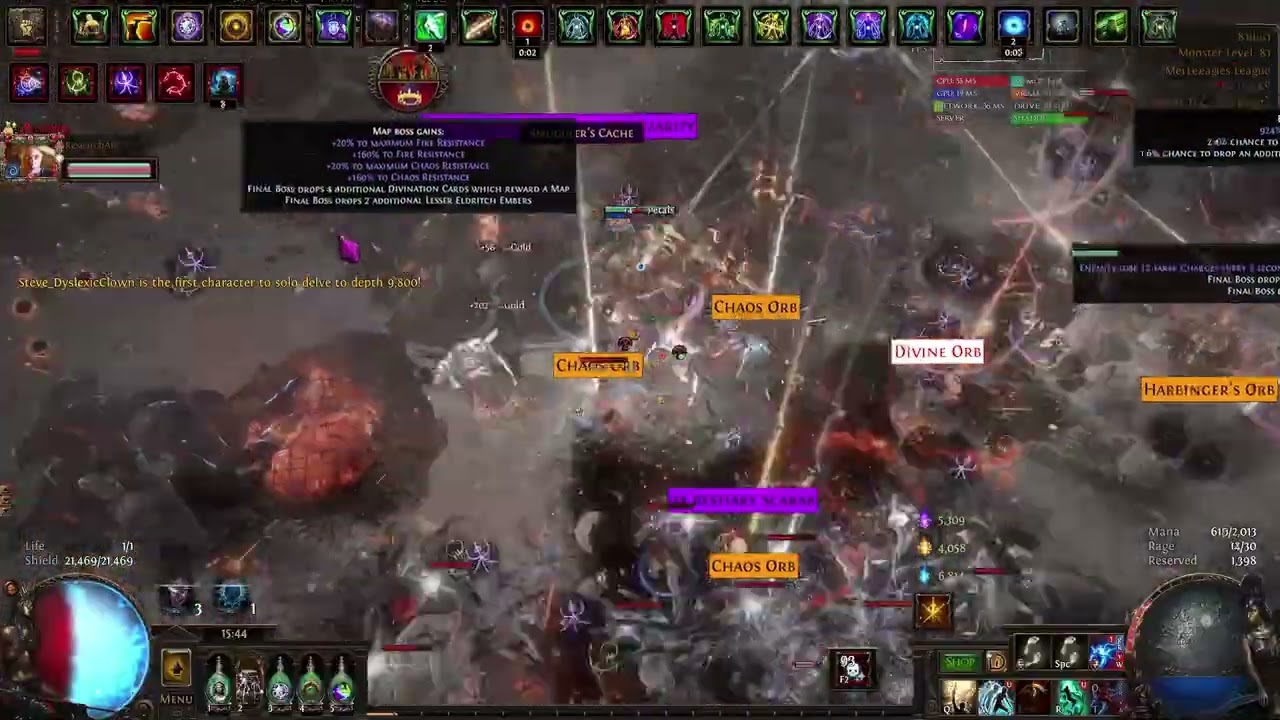 Trickster LS Gigantic Rogue Exile Farm Guide + 16k Wildwood