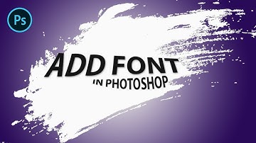 How To Download and Install Fonts In Adobe Photoshop | Photoshop Bangla Tutorial