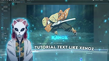 Tutorial Text Like Xenoz After Effect + ( Free Project File )