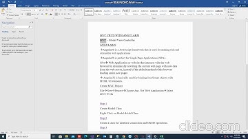 CRUD Operations Using AngularJs in .Net MVC