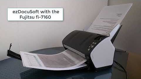 ezDocuSoft with Fujitsu fi-7160