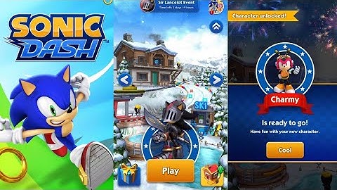 sonic dash game:new character is unlocked charmy tech wice game 2021