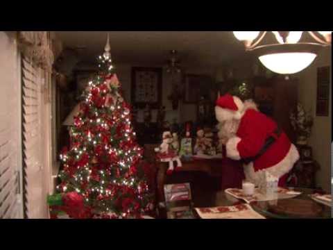 santa caught on camera on christmas night youtube
