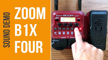 ZOOM B1 Four / B1X Four - Sound Demo (no talking)
