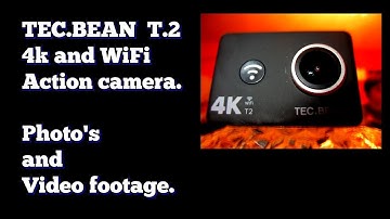 TEC.BEAN T.2 4k WiFi action camera. Photo