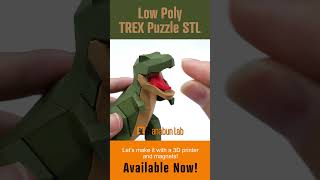 LOW POLY T-REX PUZZLE (TYRANNOSAURUS)