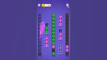 Kitty Sort 😺 Meow 15 #gameplay #shortgame #short #holi #gaming #duck