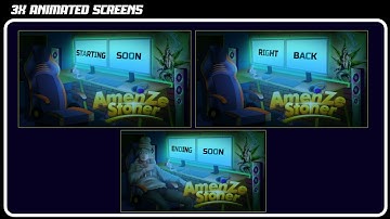 Twitch Animated Overlay and Logo design