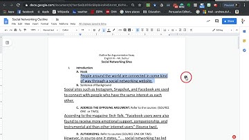 How to Comment on a Google Doc