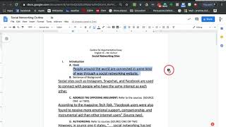 How to Comment on a Google Doc