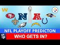 NFL Playoff Picture + Predictions For AFC & NFC Division Standings & Wild Card Race Entering Week 14