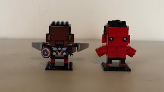 Lego BrickHeadz 40668 Captain America & Red Hulk Speed-Build