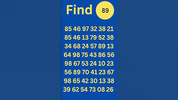 try to find 89 it
