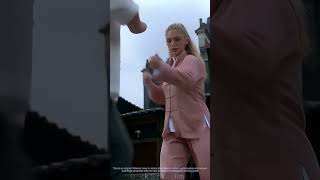 Chinese Martial Arts Master vs. Western Practitioner At Temple Gate #kungfu #movie