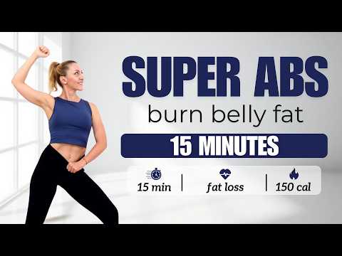 🔥Daily Workout to LOSE BELLY FAT🔥15 MIN Standing Workout (Beginner Friendly) #standingabs