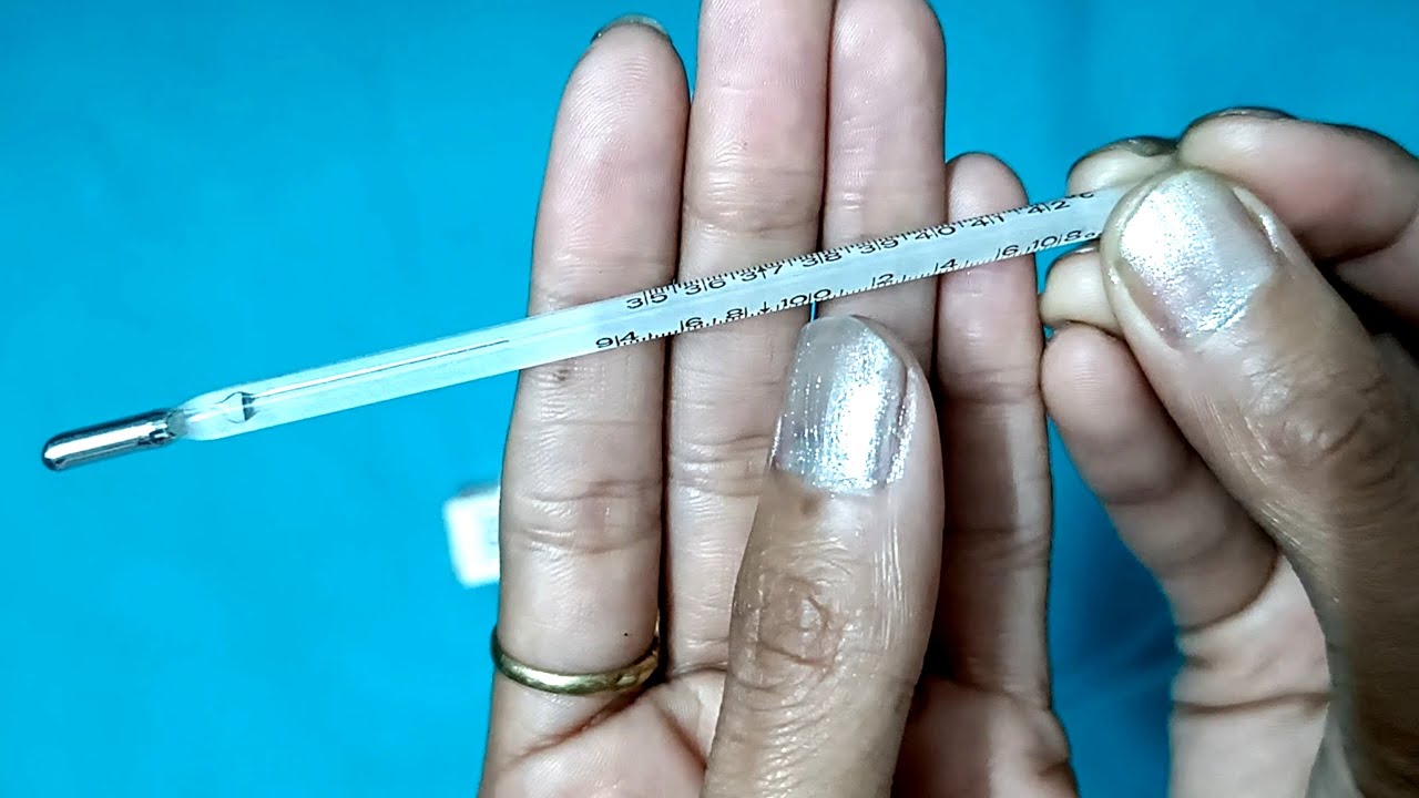 Mercury Thermometer //  How to use properly in Hindi explanation