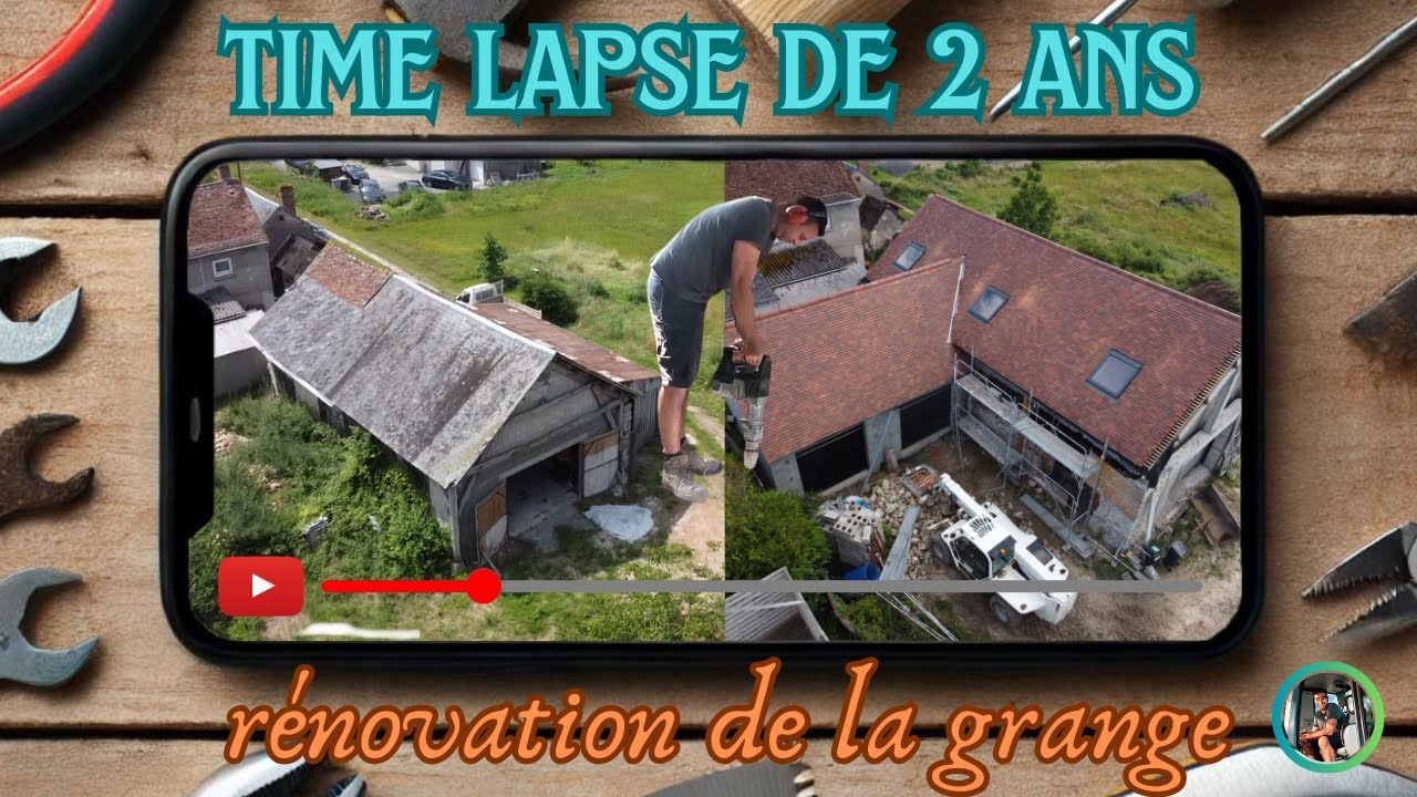Rénovation de la Grange en Time-Lapse : 2 Ans de travaux en 15 Minutes