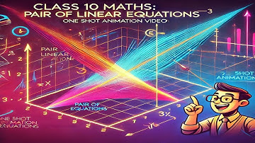 CBSE Class 10 || Maths || Pair of linear equations in two variables || Animation || in English
