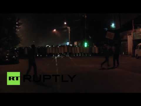 ერევანში 136 დემონსტრანტი დააკავეს