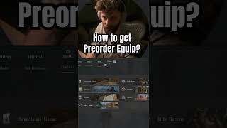 Crimson Desert How to  Preorder Equip? #gaming #crimsondesertgameplay