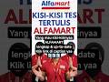 KISI-KISI TES ALFAMART