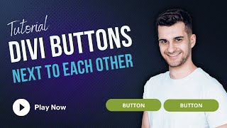 How To Display Divi Buttons Next To Each Other | Divi Tutorial Using jQuery