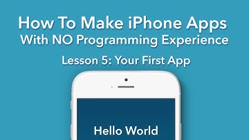 How To Make an App - Ep 5 - Your First App