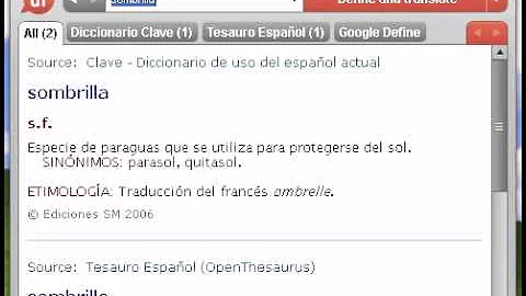 ¿Cómo se le dice a las sombrillas?