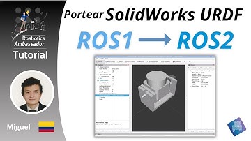 Como usar en ROS2 un paquete de ROS1 generado por SolidWorks to URDF | ROS2 Tutorial