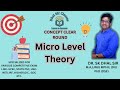 Micro level theory  concept clear round  dr sk dhal sir  sociology ugcnet upsc2024 research