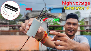 Make a high voltage generator from an old mosquito bat ⚡🔥|How To Make High Voltage Generator At Home