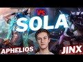 SOLA | APHELIOS VS JINX | ADC GAMEPLAY | Patch 15.15 / Season 15 | #LeagueofLegends