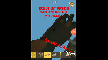 ROBOT JET CRASH! WITH EVERCRAFT MECHANIC!! #evercraftmechanic #short